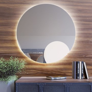 Baltica Design - Seinale paigaldatav LED-vannitoa peegel taustvalgustusega BRIGHT LED/15W/230V 4500K Ø 60 cm IP65