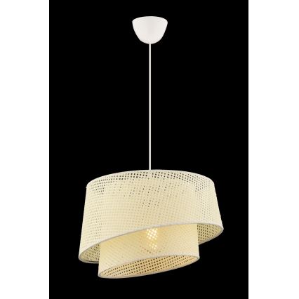 BARETTE 1xE27/60W/230V kreemivärvi ripplamp