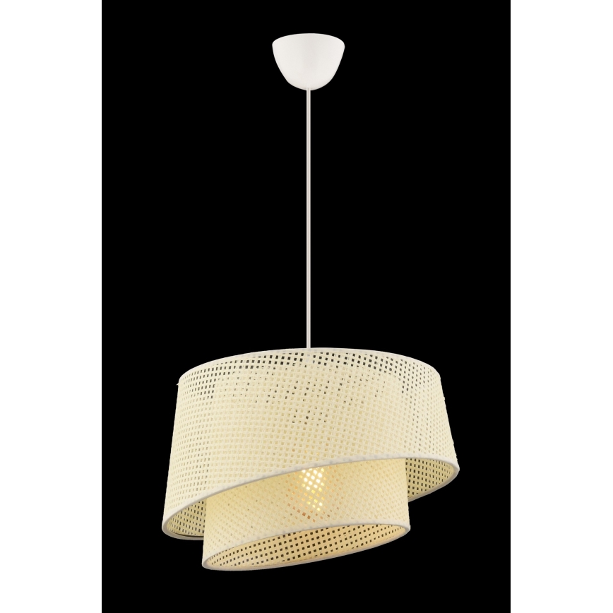 BARETTE 1xE27/60W/230V kreemivärvi ripplamp