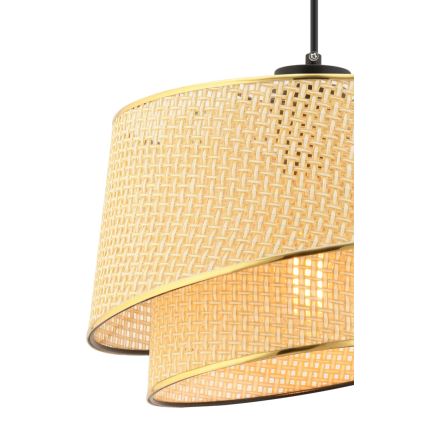 BARETTE 1xE27/60W/230V pruun/kuld riputav lamp