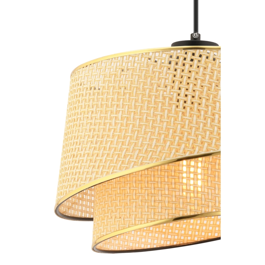 BARETTE 1xE27/60W/230V pruun/kuld riputav lamp