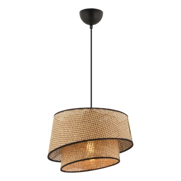 BARETTE 1xE27/60W/230V pruun/must ripplamp