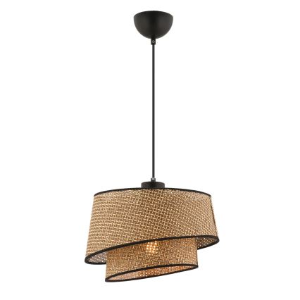 BARETTE 1xE27/60W/230V pruun/must ripplamp