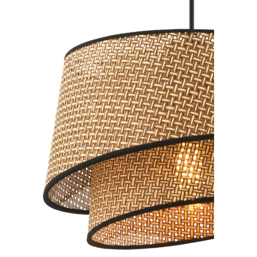 BARETTE 1xE27/60W/230V pruun/must ripplamp