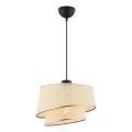 BARETTE ripplamp 1xE27/60W/230V kreem/läikiv krom