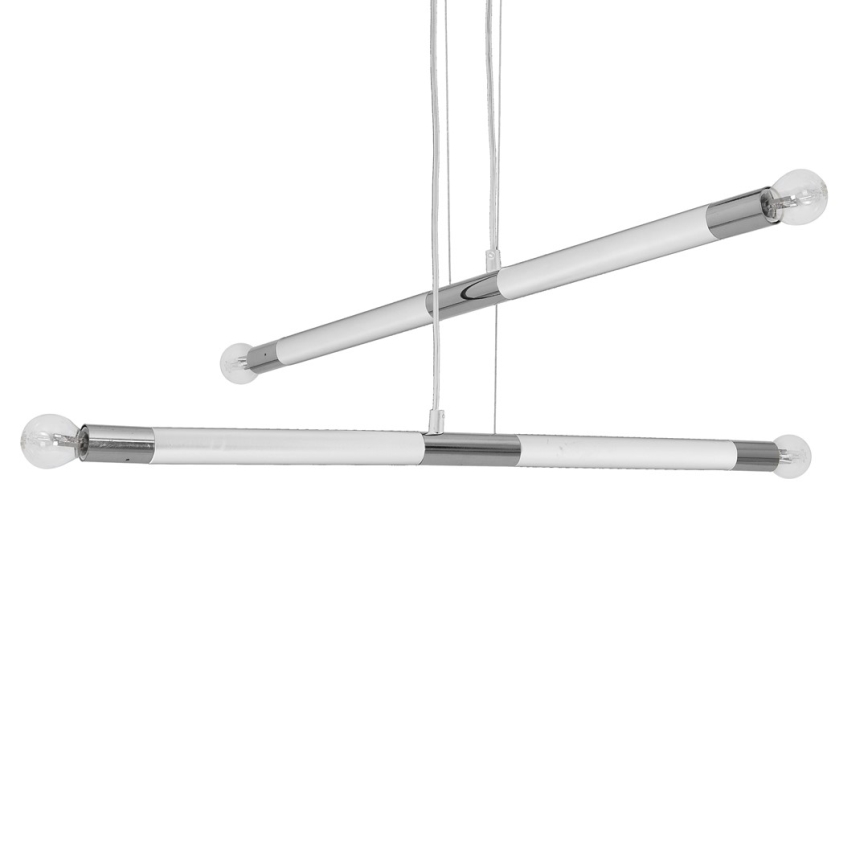 BASTONE WHITE - Lühter 4xE14/40W/230V
