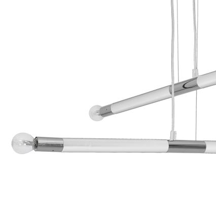 BASTONE WHITE - Lühter 4xE14/40W/230V
