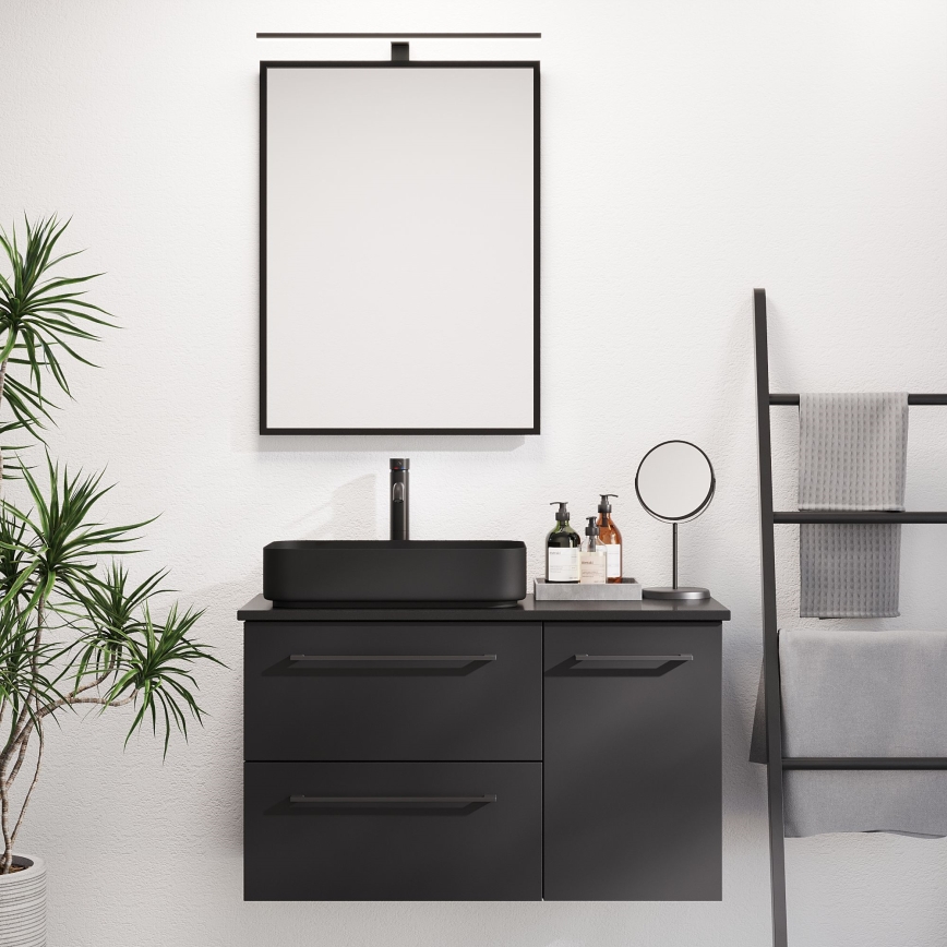 BATH DELUXE 01-060-05-02-00 - Vannituba peegel BORGSTED 60x80 cm must