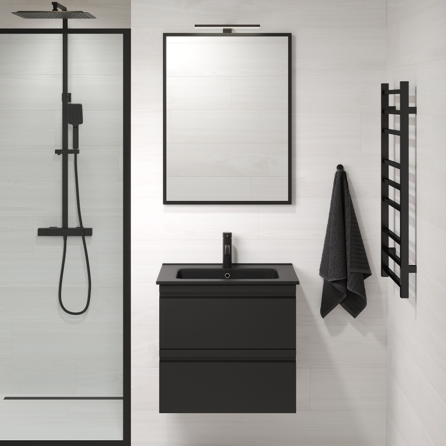 BATH DELUXE 01-060-05-02-00 - Vannituba peegel BORGSTED 60x80 cm must
