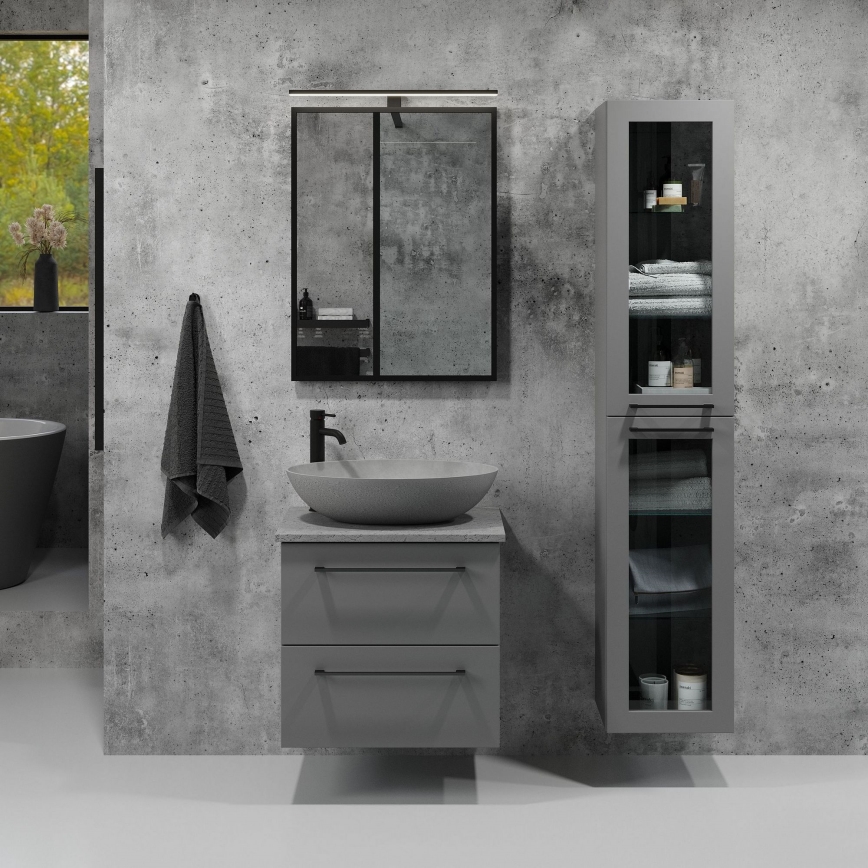 BATH DELUXE 01-060-05-02-00 - Vannituba peegel BORGSTED 60x80 cm must