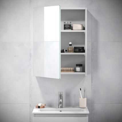 BATH DELUXE 02-050-63-01-01 - Peegliga kapp vannituppa KENWOOD 65x50 cm matt valge