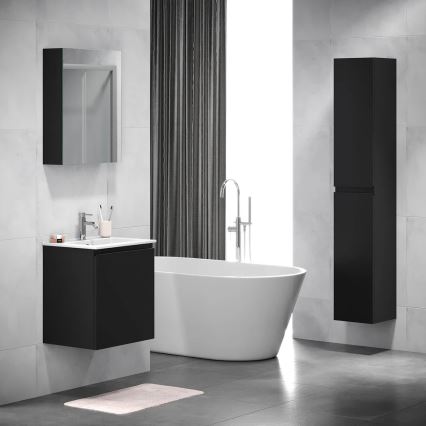 BATH DELUXE 02-050-63-02-01 - Peegliga kapp vannituppa KENWOOD 65x50 cm matt must