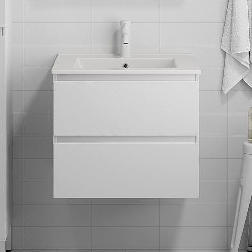 BATH DELUXE 03-060-63-01-01 - Kapp vannituppa koos kraanikausiga KENWOOD 61 cm matt valge