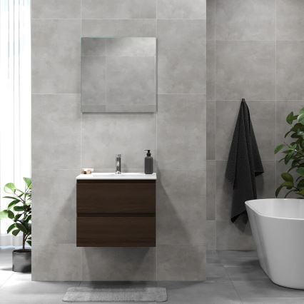 BATH DELUXE 03-060-64-84-01 - Kapp vannituppa koos kraanikausiga KENWOOD 61 cm pähkel