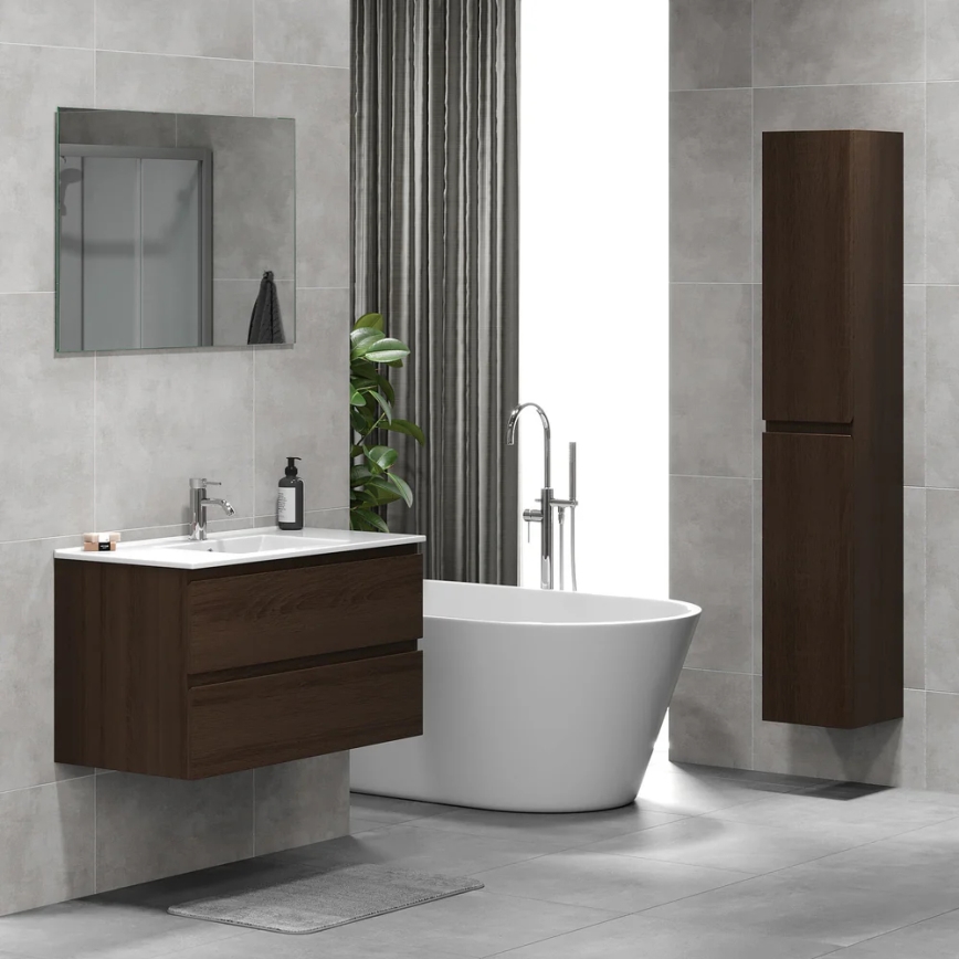 BATH DELUXE 04-030-64-84-01 - Kapp vannituppa KENWOOD 186 cm pähkel