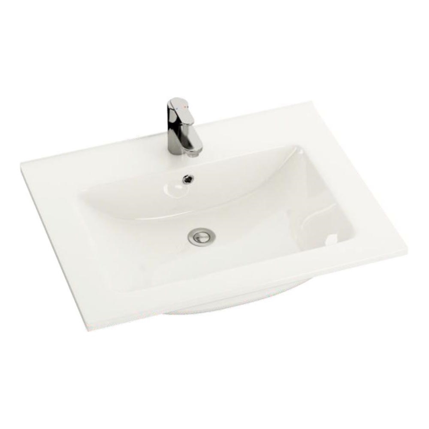 BATH DELUXE 06-060-60-11-01 - Süvistatav valamu CHICAGO 61x46,5 cm läikiv valge