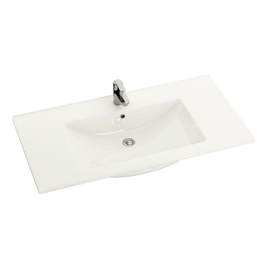 BATH DELUXE 06-090-60-11-01 - Süvistatav valamu CHICAGO 91x46,5 cm keraamika/valge