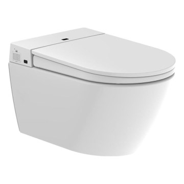 BATH DELUXE 21-040-02-11-00 - Seinale kinnitatav WC koos bidee ja WC istmega SoftClose TISVILDELEJE 1600W/230V valge + kaugjuhtimispult