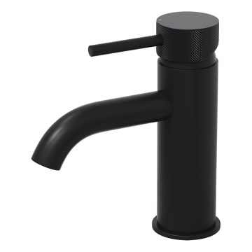 BATH DELUXE 28-005-03-02-00 - Valamu kraan ANHOLT 15,6 cm matt must