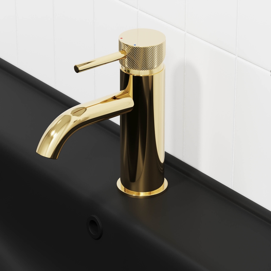 BATH DELUXE 28-005-03-64-00 - Valamu kraan ANHOLT 15,6 cm läikiv messing