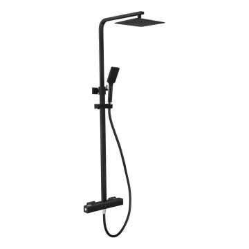 BATH DELUXE 31-120-06-02-00 - Dušikomplekt termostaatilise kraaniga NAESBY matt must