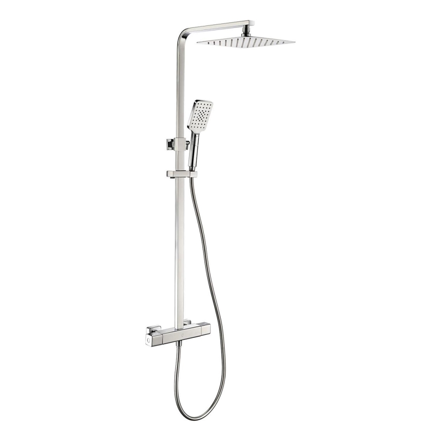 BATH DELUXE 31-120-06-60-00 - Dušikomplekt termostaatilise kraaniga NAESBY läikiv kroom