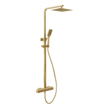 BATH DELUXE 31-120-06-70-00 - Dušikomplekt termostaatilise kraaniga NAESBY harjatud messing