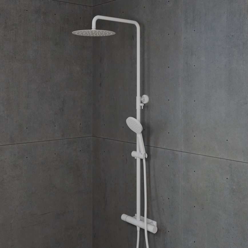BATH DELUXE 31-120-07-01-00 - Dušikomplekt termostaatilise kraaniga DRAGOR matt valge
