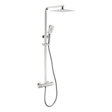 BATH DELUXE 31-120-08-60-00 - Dušikomplekt termostaatilise kraaniga NAESBY läikiv kroom