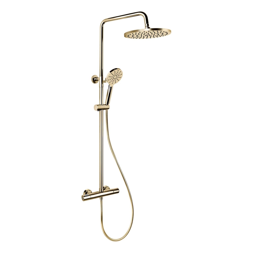 BATH DELUXE 31-120-08-64-00 - Dušikomplekt termostaatilise kraaniga DRAGOR läikiv messing