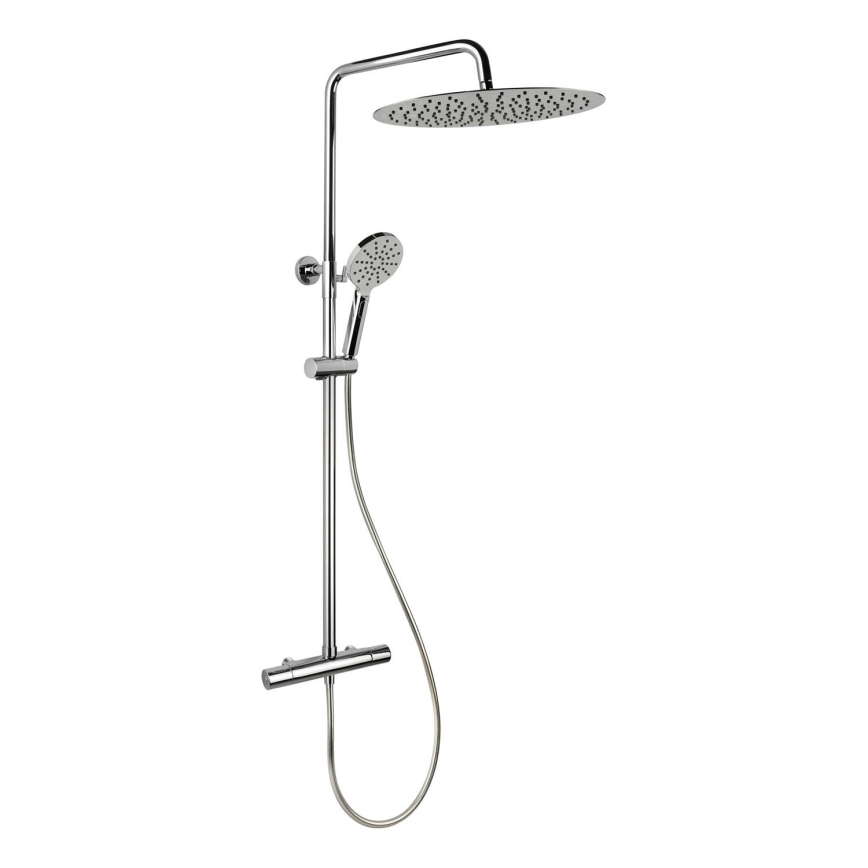 BATH DELUXE 31-120-09-60-00 - Dušisegisti komplekt termostaadiga DRAGOR läikiv kroom