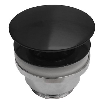 BATH DELUXE 33-004-05-02-04 - Valamu äravoolupesa RODBY d. 6,6 cm must