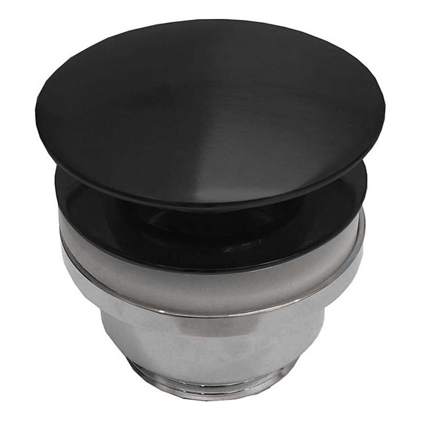 BATH DELUXE 33-004-05-02-04 - Valamu äravoolupesa RODBY d. 6,6 cm must