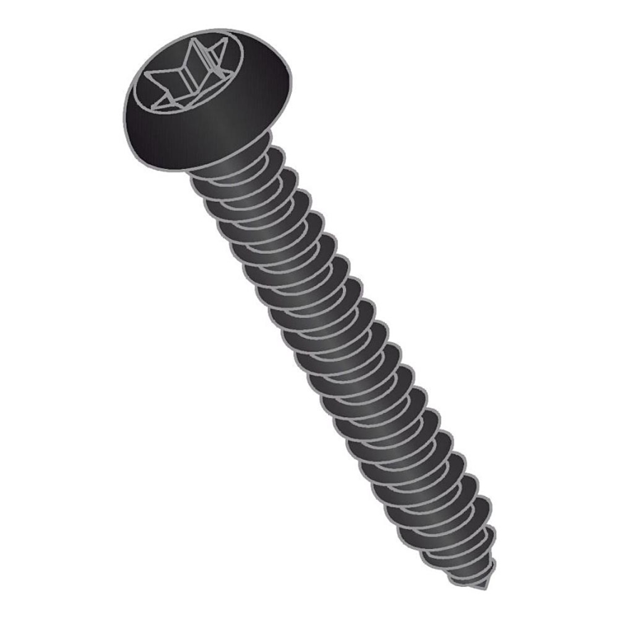 BATH DELUXE 54-045-00-02-12 - KOMPLEKT 50x Akustilise paneeli kruvid T25 4,6x45 mm lakitud must