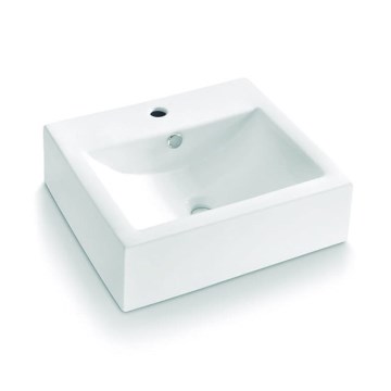 Bathco 0010 - Pealepandav valamu BOLONIA 51x45,5 cm portselan/valge