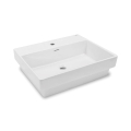Bathco 0062 - Süvistatav valamu FUNCHAL 55x45 cm portselan/valge