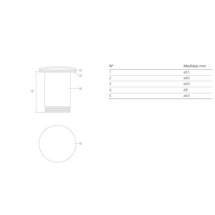Bathco 0212 - Valamu äravool ilma ülevooluta CLICK-CLACK, läbimõõt 6 cm, läikiv kroom