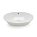 Bathco 4038 - lauale paigaldatav valam TOULOUSE 59x42 cm portselan/valge
