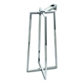 Bathco 8216 - Valamu alus VOLTA 76x40 cm teras/läikiv kroom