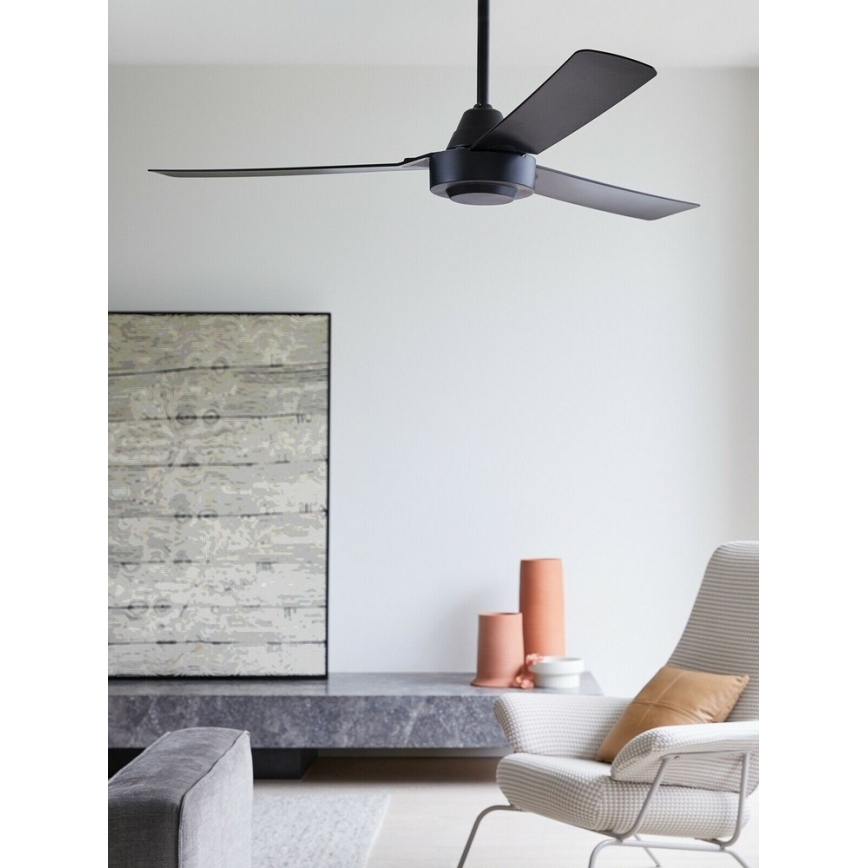 BAYSIDE 213017 - laeventilaator CALYPSO must, läbimõõduga 122 cm