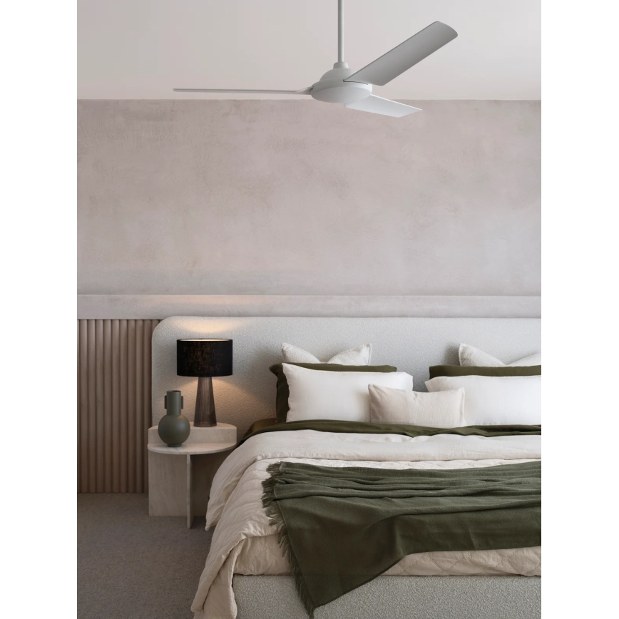 BAYSIDE 21302449 - laeventilaator SOMERSET, Ø 122 cm, valge + kaugjuhtimispult