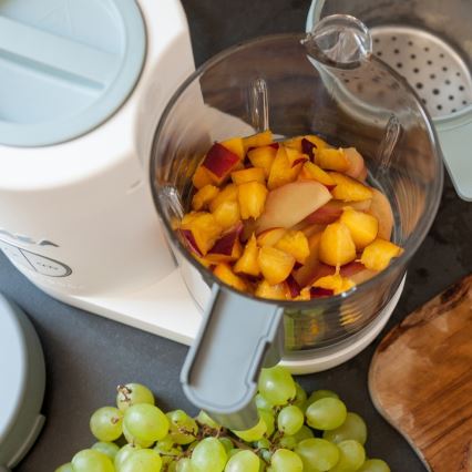 Beaba - 2-ühes auruti BABYCOOK NEO, roheline/valge