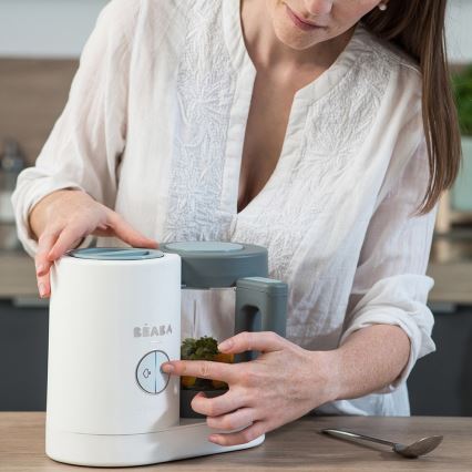 Beaba - 2-ühes auruti BABYCOOK NEO, roheline/valge