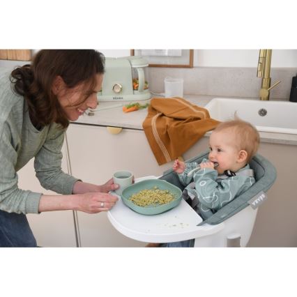 Beaba - 4-osaline laste söögikomplekt, salvei roheline