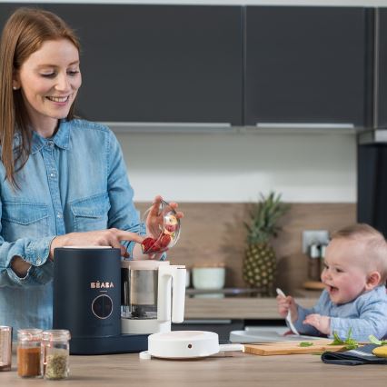 Beaba - Blender-aurutaja 2in1 BABYCOOK NEO sinine/valge