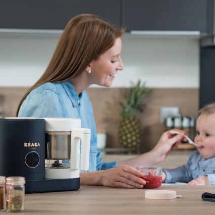 Beaba - Blender-aurutaja 2in1 BABYCOOK NEO sinine/valge