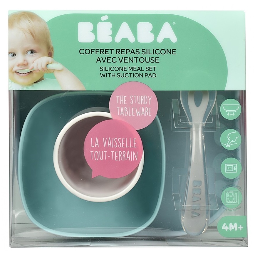 Beaba - Jungle laste söögikomplekt, 4 osa