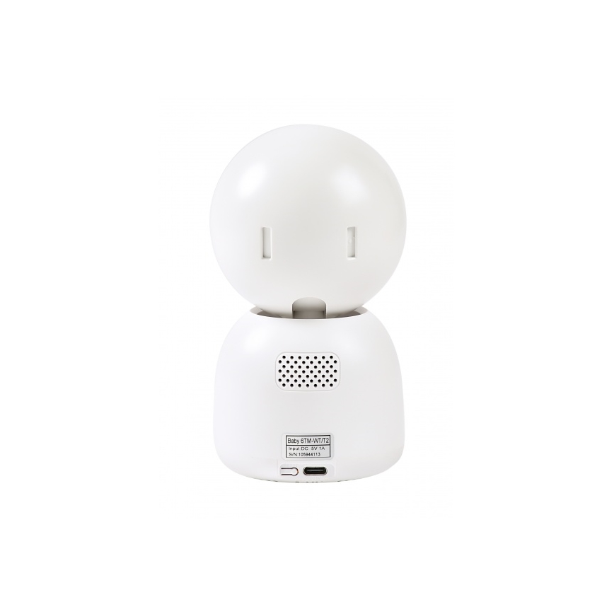 Beaba - nutikas laetav beebimonitor ekraaniga ZEN NIGHT 720p 5V 4000 mAh Wi-Fi valge