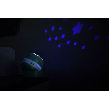 Beaba - PIXIE meloodiaga projektor USB/5V 1300 mAh roheline