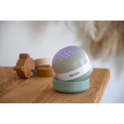 Beaba - PIXIE meloodiaga projektor USB/5V 1300 mAh roheline